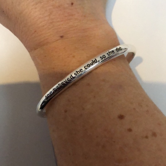 New In Box “She Believed She Could So She Did” cuff/bracelet. - Picture 5 of 6